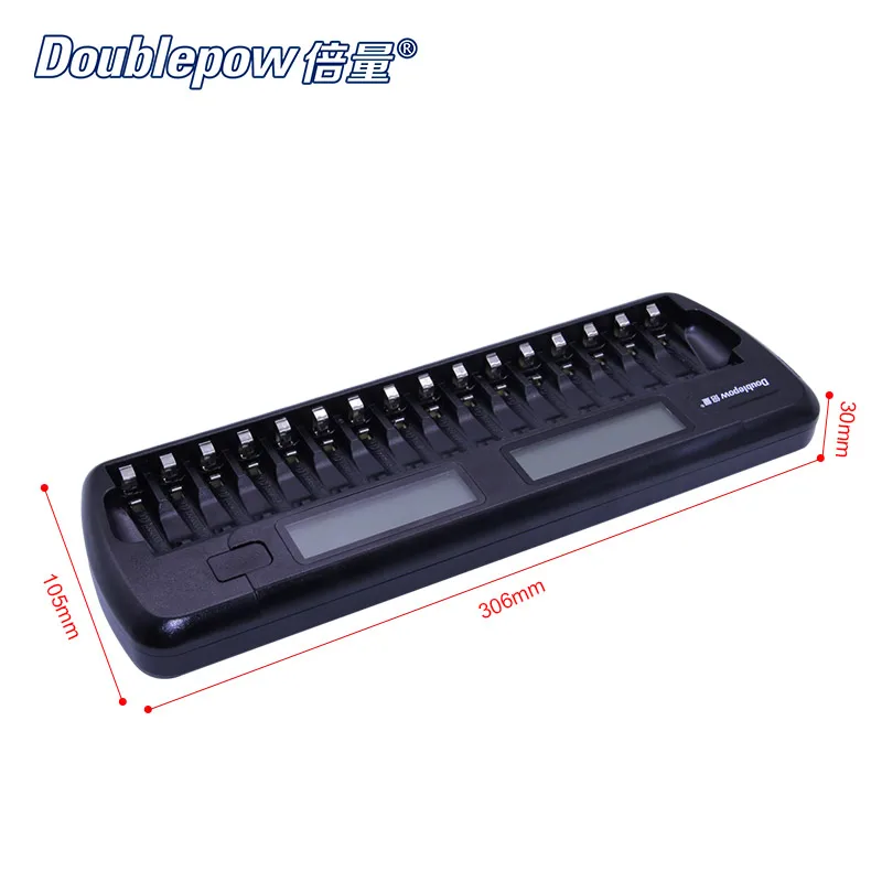 16 слотов doublepow dp k106 2 lcd встроенный ИК защиты Интеллектуальное Быстрое Батарея