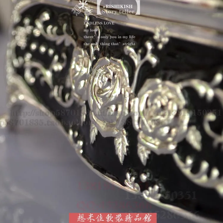 Роскошная модная коробка в европейском стиле полностью металлическая для