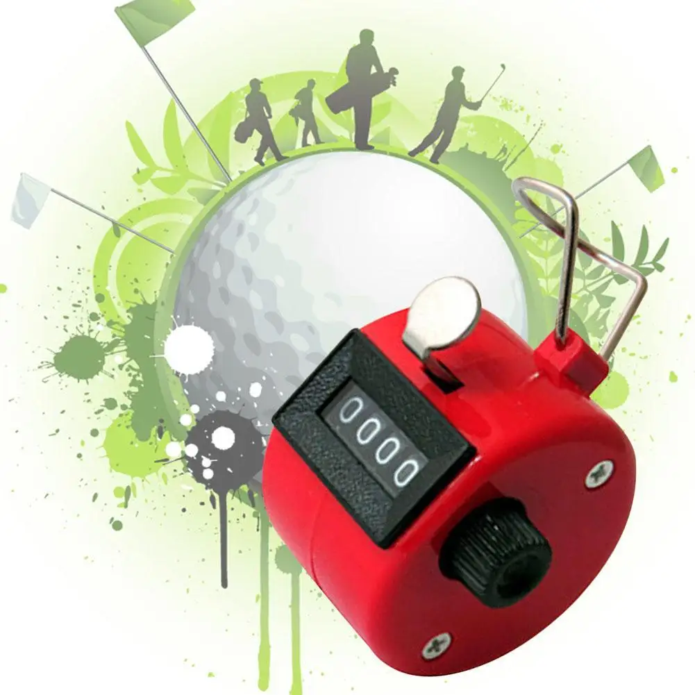 Ручной счетчик металла 4 цифровой ручной нажатие на ручную людей счетчики