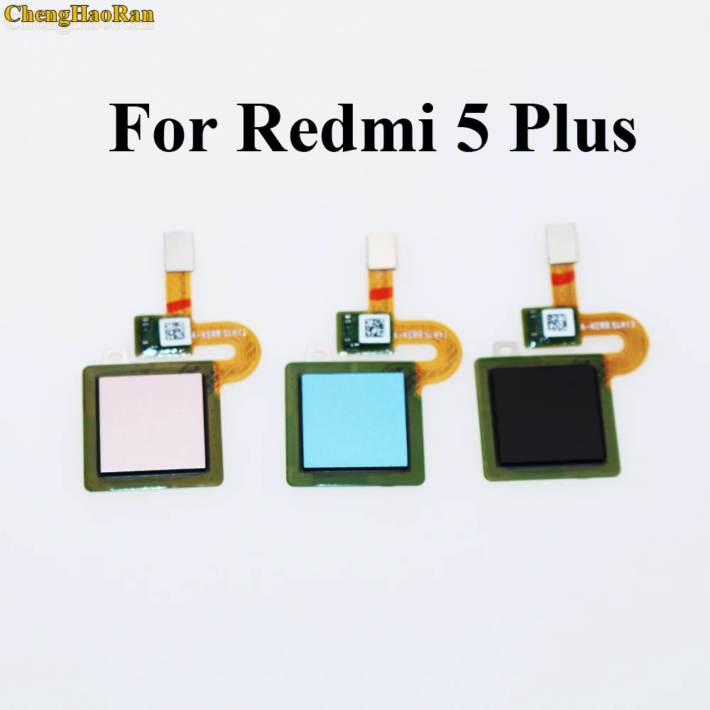 1 шт. для Xiaomi Redmi 5 Plus Note сканер отпечатков пальцев Сенсорный датчик кнопка домой
