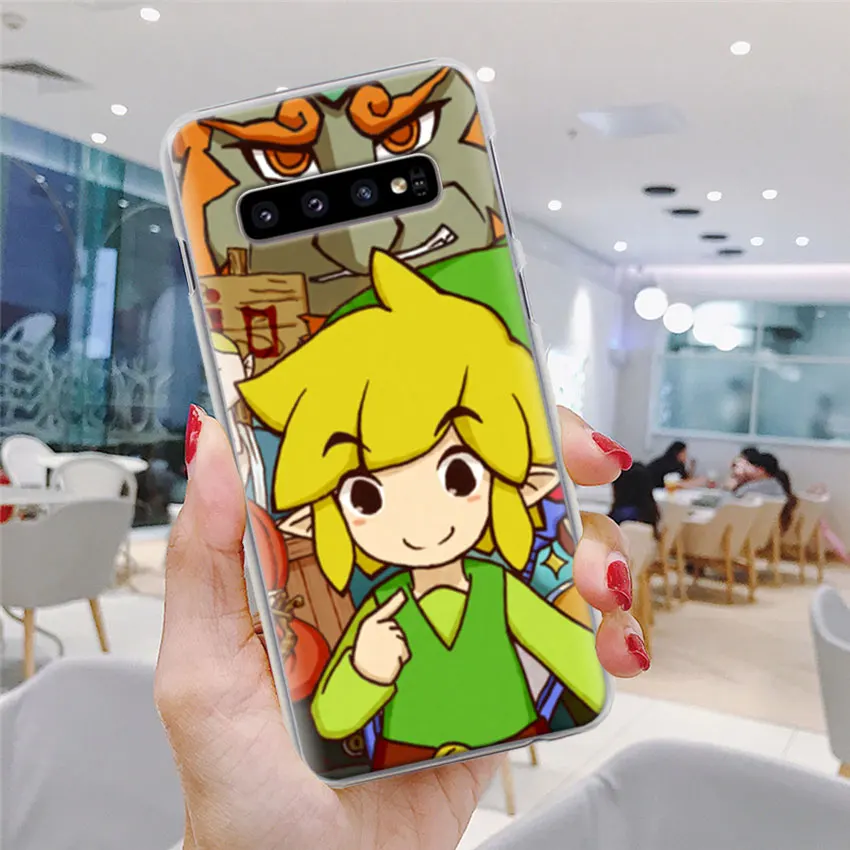 Чехол для телефона The Legend Of Zeldas для samsung Galaxy S10e S10 Plus S7 S8 S9 Plus Note 8 9 10 Plus M20 M30 жесткий чехол