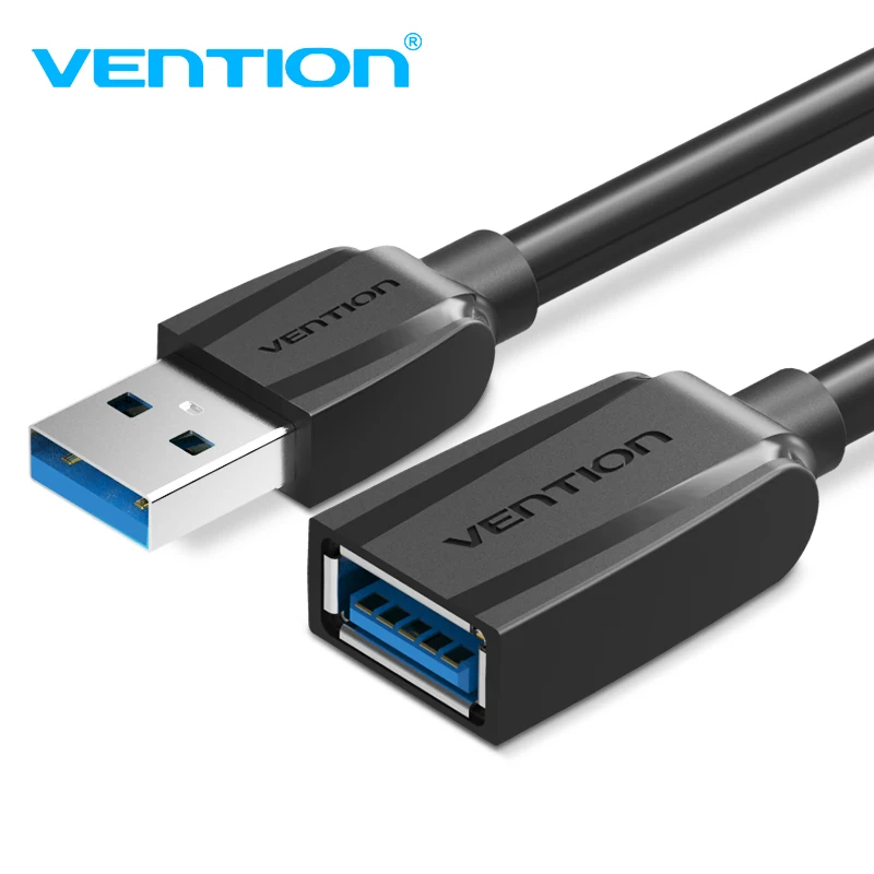 Vention USB 3 0 кабель Male Female удлинитель Super speed Extender для передачи данных 5 м 1 2 компьютера