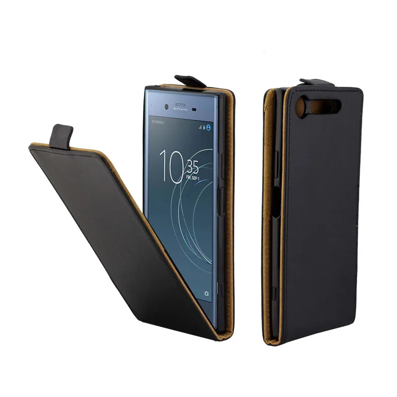 Деловой кожаный чехол для Sony Xperia XZ1 F8342 Вертикальный флип-чехол с отделением карт