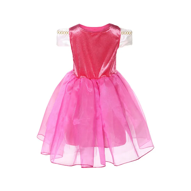 Платье принцессы Спящей красавицы Авроры для девочек нарядное рождественское