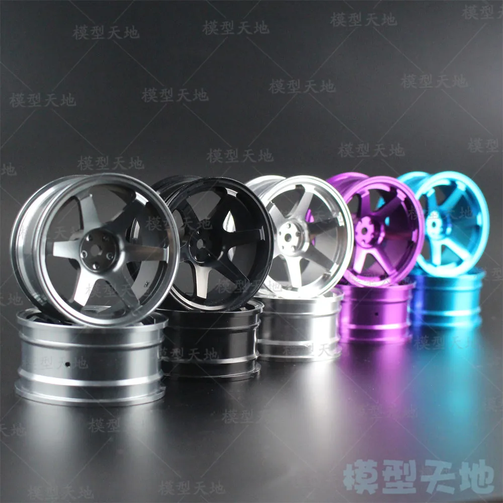4 шт. 1/10 внедорожник для дрифта 52 мм алюминиевый сплав металлическая ступица