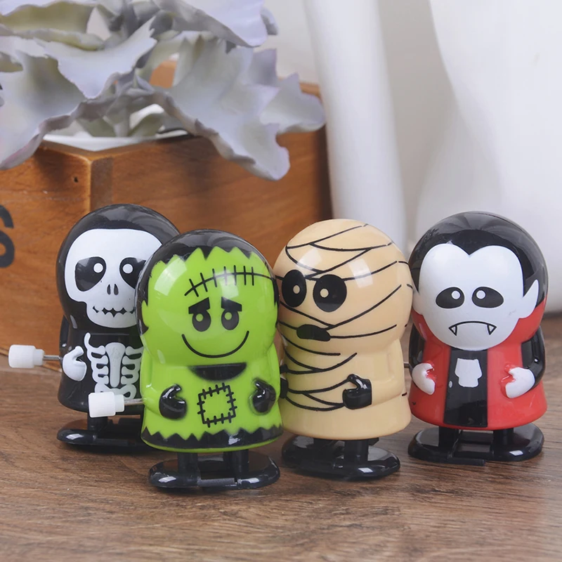 1 шт. Хэллоуин Заводной прыжки игрушка-призрак механик Развивающая игра шалость