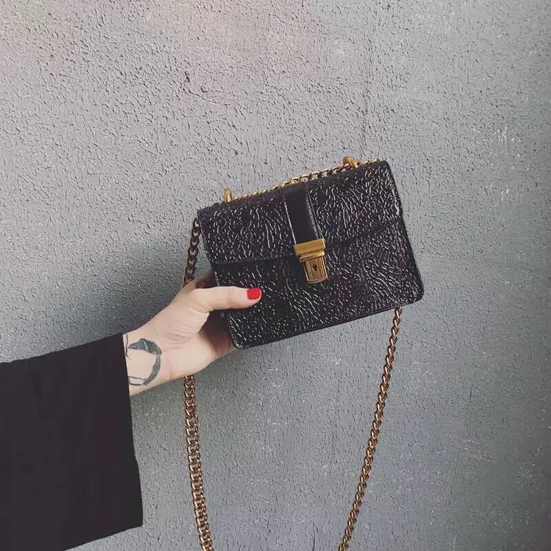 2019New European New Type Baitao Super-Fire Inclined new Bag Single Shoulder Chain Small Square Women | Багаж и сумки