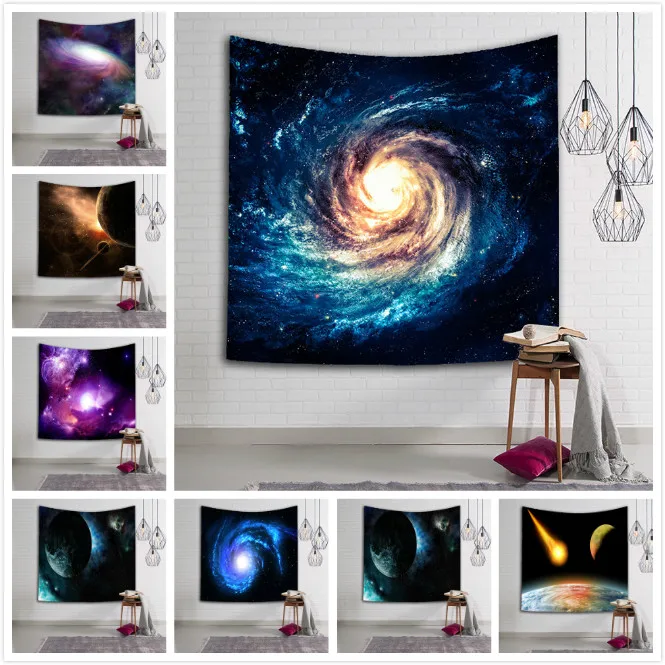 Гобелен с изображением планеты Галактики 1 шт./лот мандала для протезов Настенное