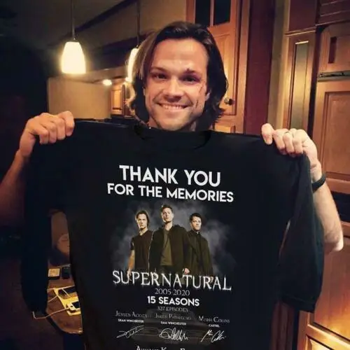 2019 модная мужская футболка из сверхъестественного хлопка с надписью Dean Sam Castiel Thank
