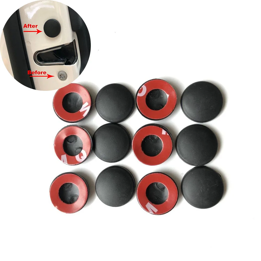 

12Pcs Car Interior Door Lock Screw Cap for Subaru Forester Outback Legacy Impreza XV BRZ VIZIV LEVORG Ascent Exiga