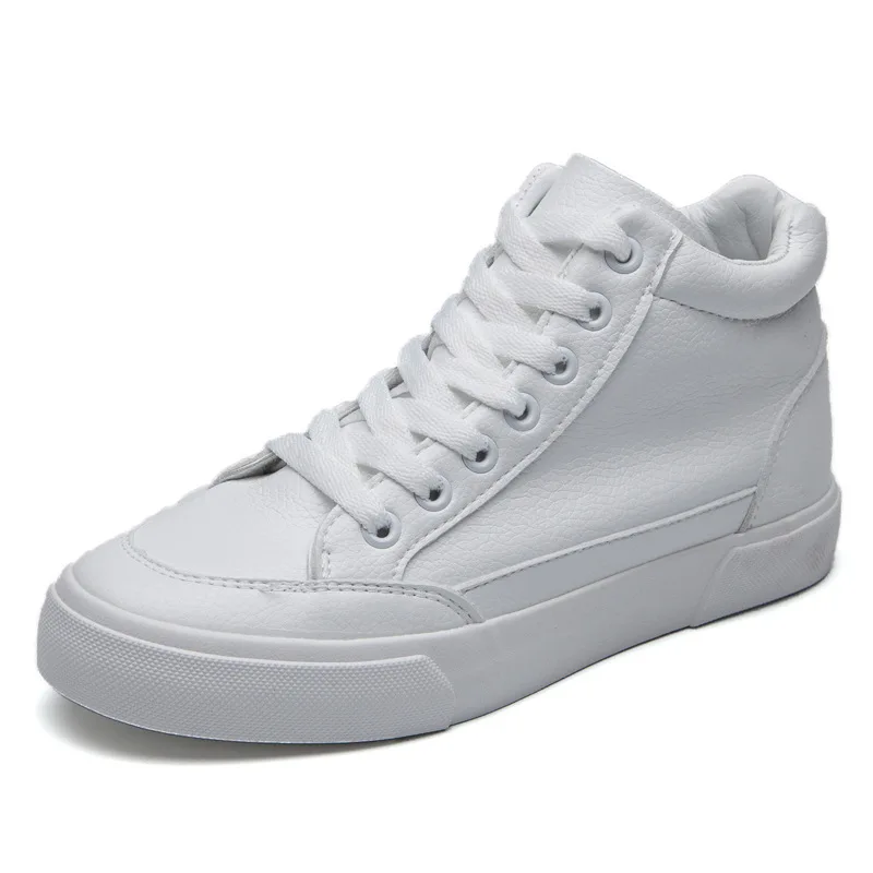SWYIVY Chaussure Femme White Shoes Woman Autumn Women Sneakers New Ladies Shoe Solid Sneakers For Women High Top Sneaker