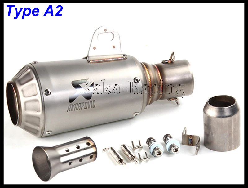 Впускной 51 мм Akrapovic мотоцикл глушитель труба выхлопной Escape универсальный для GSXR750