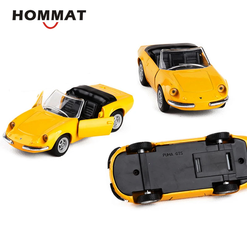 Моделирование HOMMAT 1:43 Винтаж Пума GTS модель автомобиля из сплава металла Diecasts и