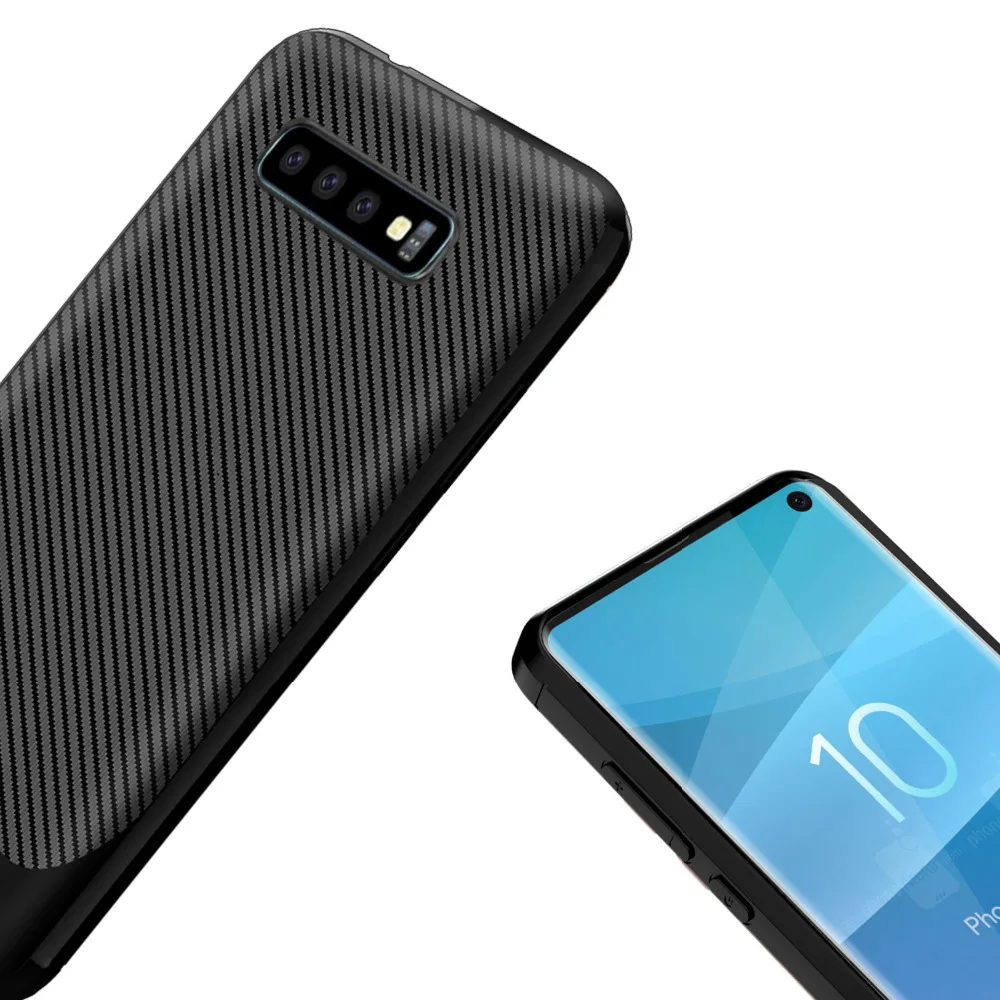 GKK Carbon Fiber Case for Moto G7 Plus Soft TPU Layer Reinforced Anti-shock Ultra-thin light Phone Coque |