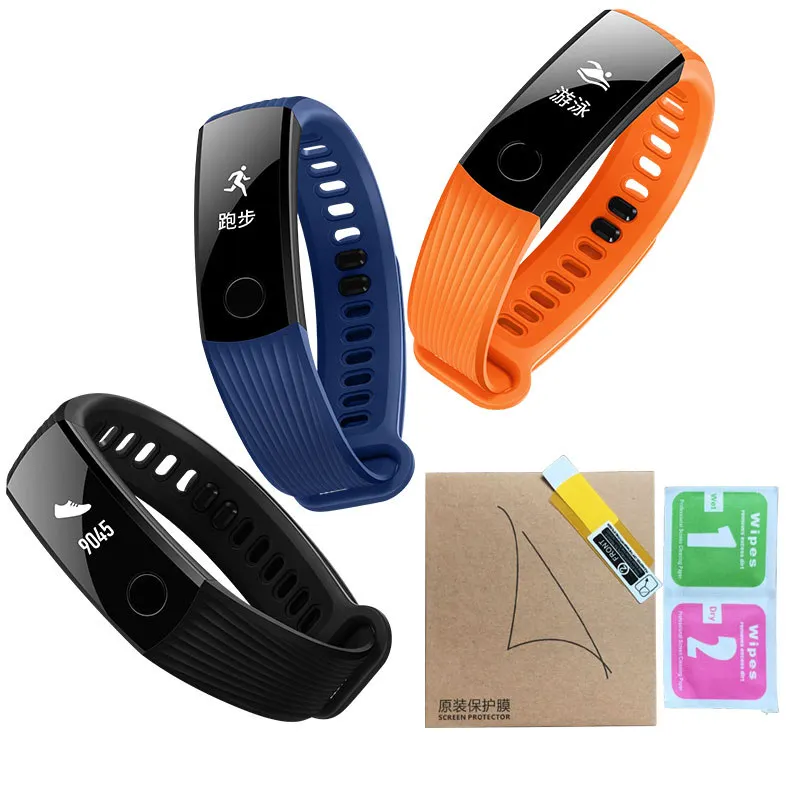 Для huawei Honor Band 3 умный Браслет сменный Браслет ремешок+ для huawei Honor 3 умный Браслет защита экрана