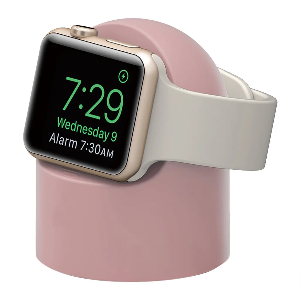 Роскошная подставка для Apple Watch,, кабель с отверстием для зарядки, алюминиевый кронштейн для iWatch, док-станция, подставка, держатель