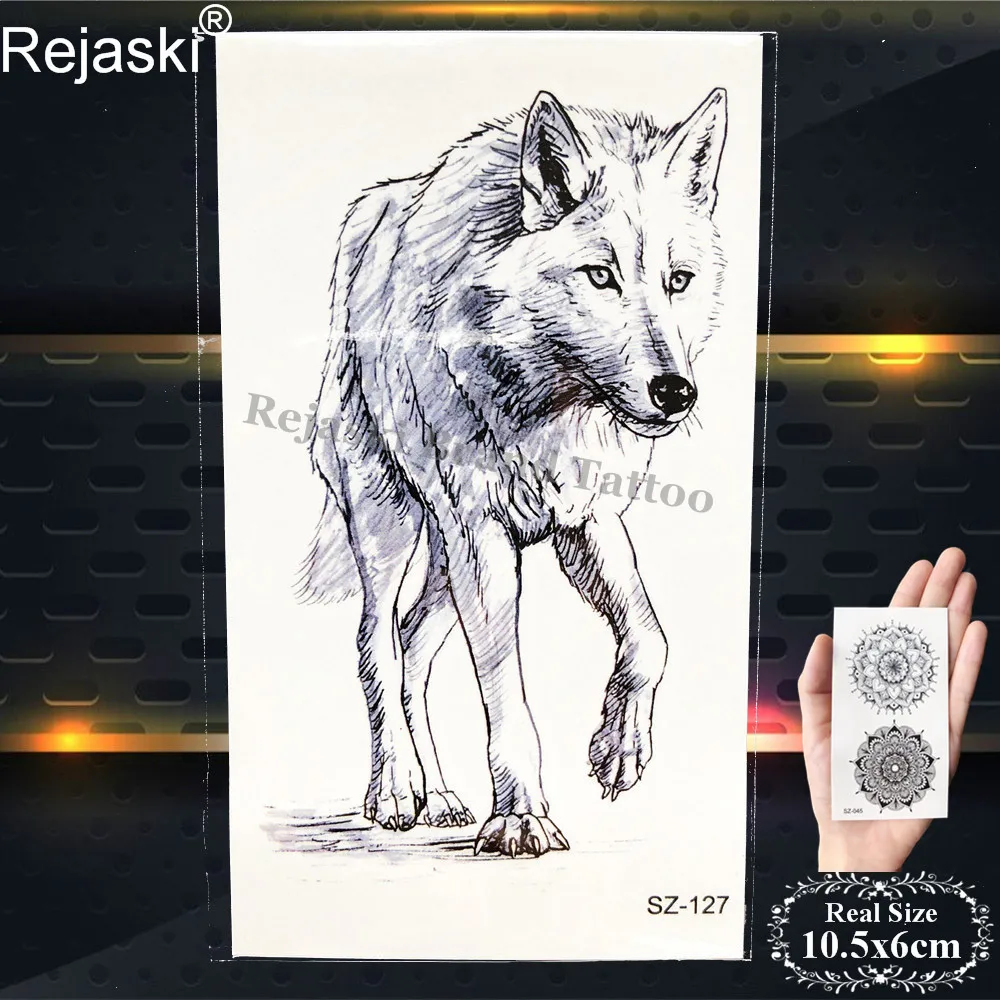 Геометрические круглые татуировки Rejaski наклейки для женщин искусство на руку