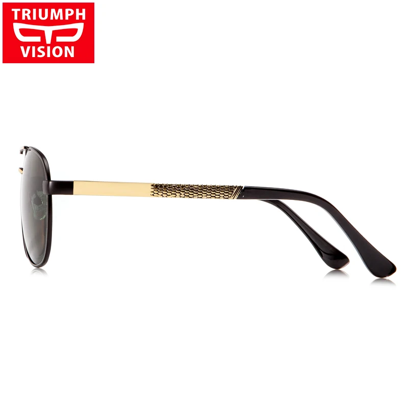 Солнцезащитные очки TRIUMPH VISION мужские поляризационные с градиентными зелеными