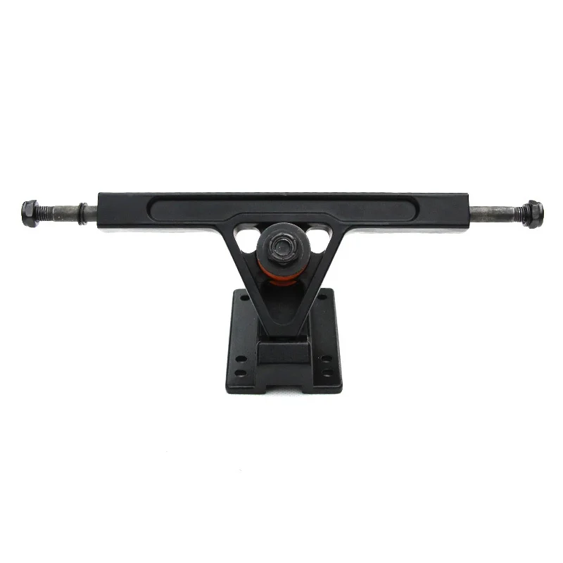 

2019 New Arrival 7.25 Inch Black Skateboard Trucks Parts Aluminium Longboard Bridge Skate Board Truck Free Shipping
