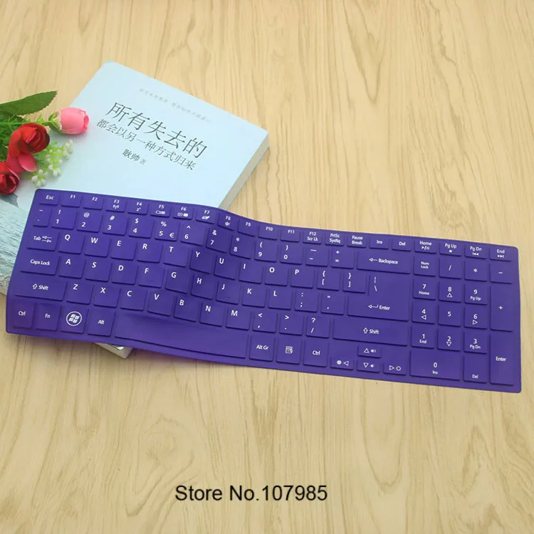 allpurple 17,3 15,6 дюймов Мягкий силиконовый чехол Защитная крышка для acer Aspire ES1-512 V5-561PG V5-561G V5-561P VN7-791G ES1-711 - Цвет: allpurple