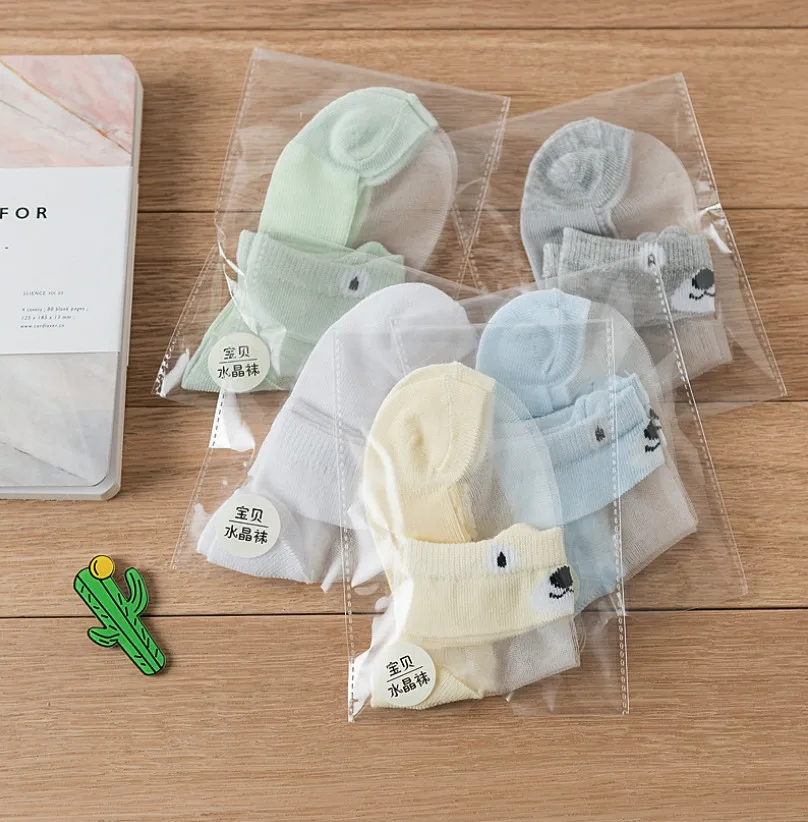 Очень тонкие летние кружевные носки для малышей 5 видов цветов новые детские