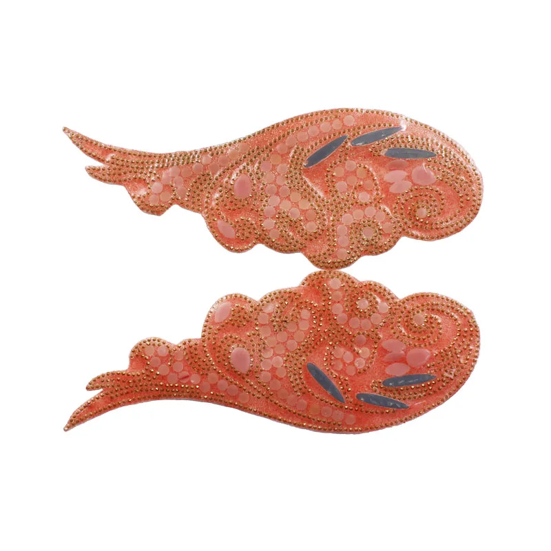 5 пар зеркальные бусины стразы с горячей фиксацией железная аппликация заплатки