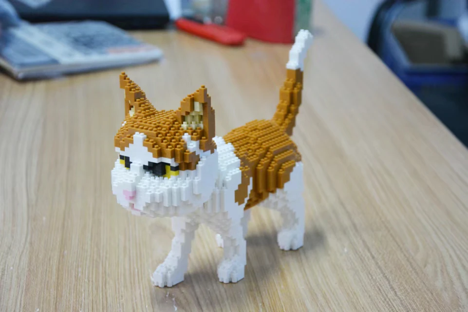 Balody Diamond Конструкторы мультфильм здания игрушечные лошадки Cat сборки для детей