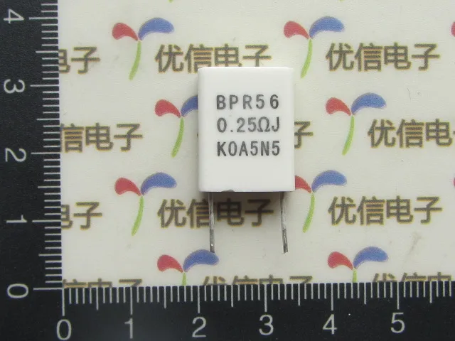 

10pcs 0.25R 5W Non-inductive Resistor BPR56 0.25Ohm 5% 0.25R Cement Resistor