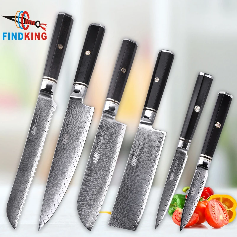 FINDKING профессиональный 5 6 шт. лестничный узор восьмиугольная ручка 67 слой