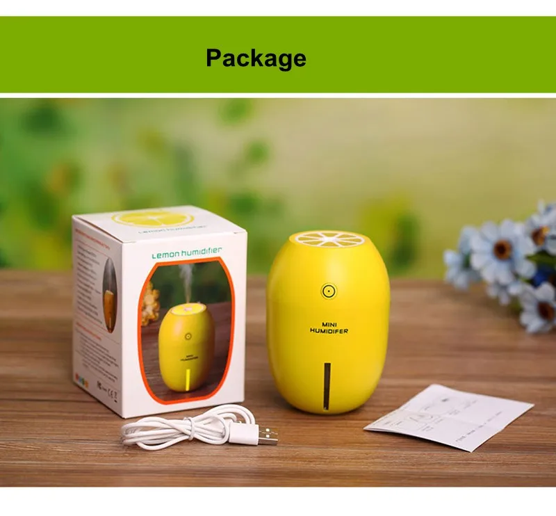 Oil Diffuser Ultrasonic Humidifier USB LED Colorful Light Air Aroma Diffuser Aromatherapy Diffuser Mist Maker Fogger