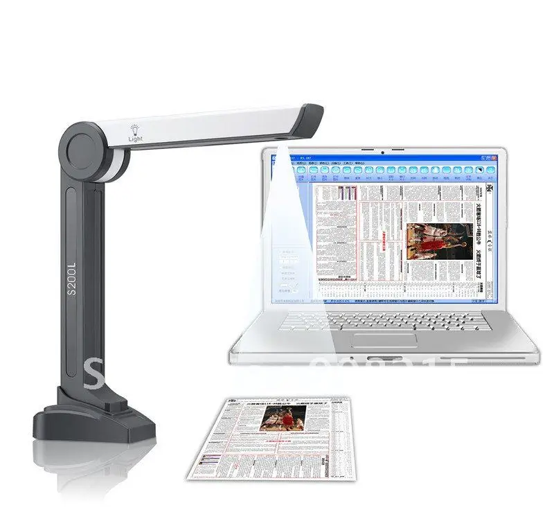 Фабрика продает 2 мега пикселей 1600X1200 mobile portable document OCR сканер S200L | Компьютеры и