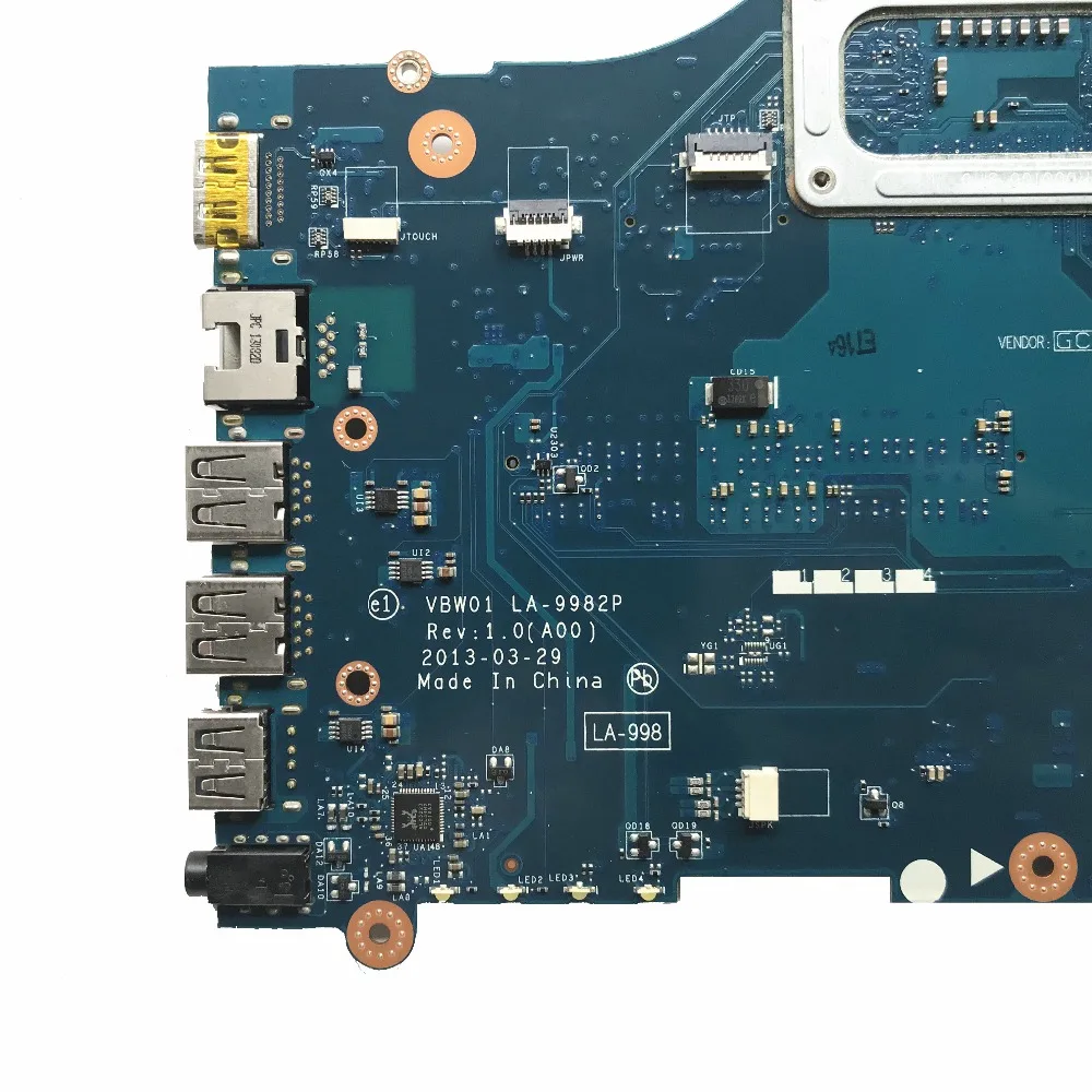 Для Dell Inspiron 15R 3537 5537 материнская плата для ноутбука CN-0CX6H1 0CX6H1 CX6H1 LA-9982P с