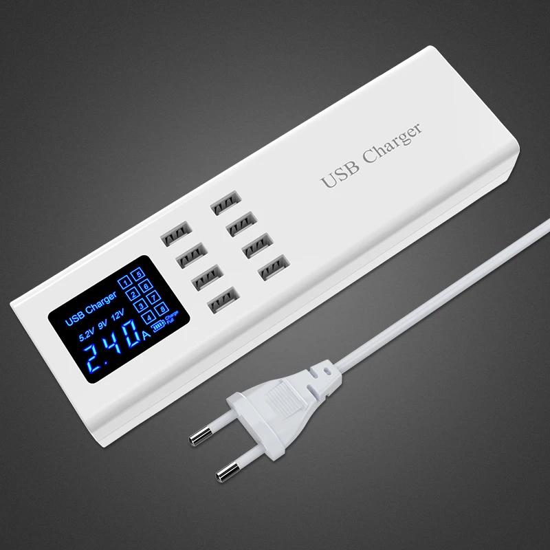 Зарядное устройство для iPhone X Samsung S10 Xiaomi 8 USB портов|Зарядные устройства телефонов|