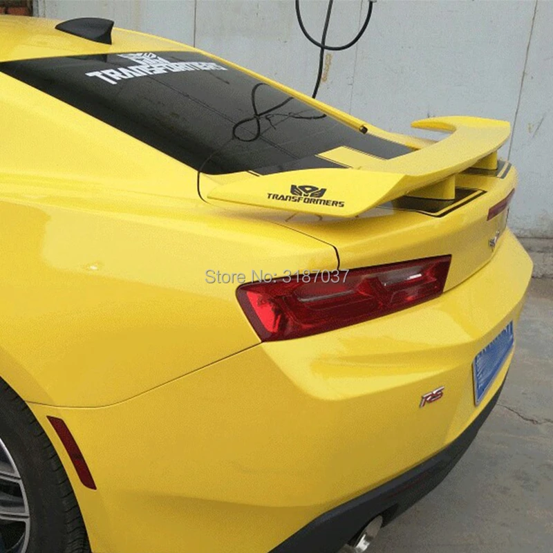 Спойлер для Chevrolet CAMARO 2009 2016 из АБС пластика Неокрашенный чехол багажника заднего