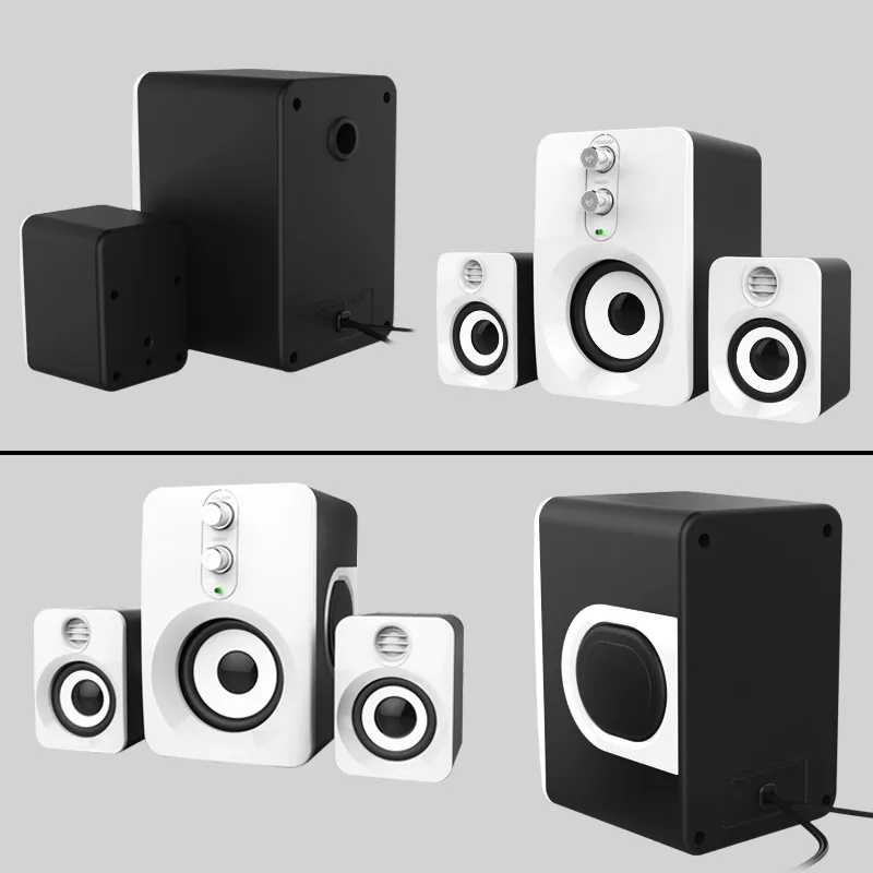 Bluetooth беспроводные колонки компьютерные домашние настольные аудио USB игровые сабвуферы музыкальный плеер 3D стерео звуковые эффекты HiFi тяжелый бас
