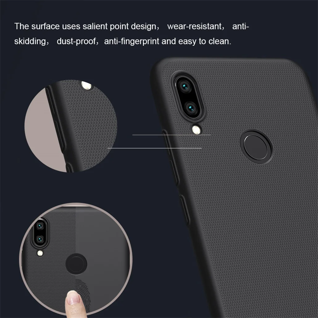 Для Xiaomi Redmi Note 7 Чехол 7S чехол NILLKIN матовый защитный ПК твердый пластиковый на