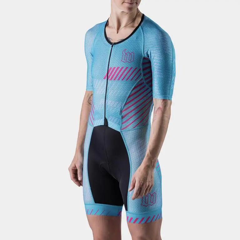 Мужской спортивный костюм для велоспорта триатлон с коротким рукавом одежда