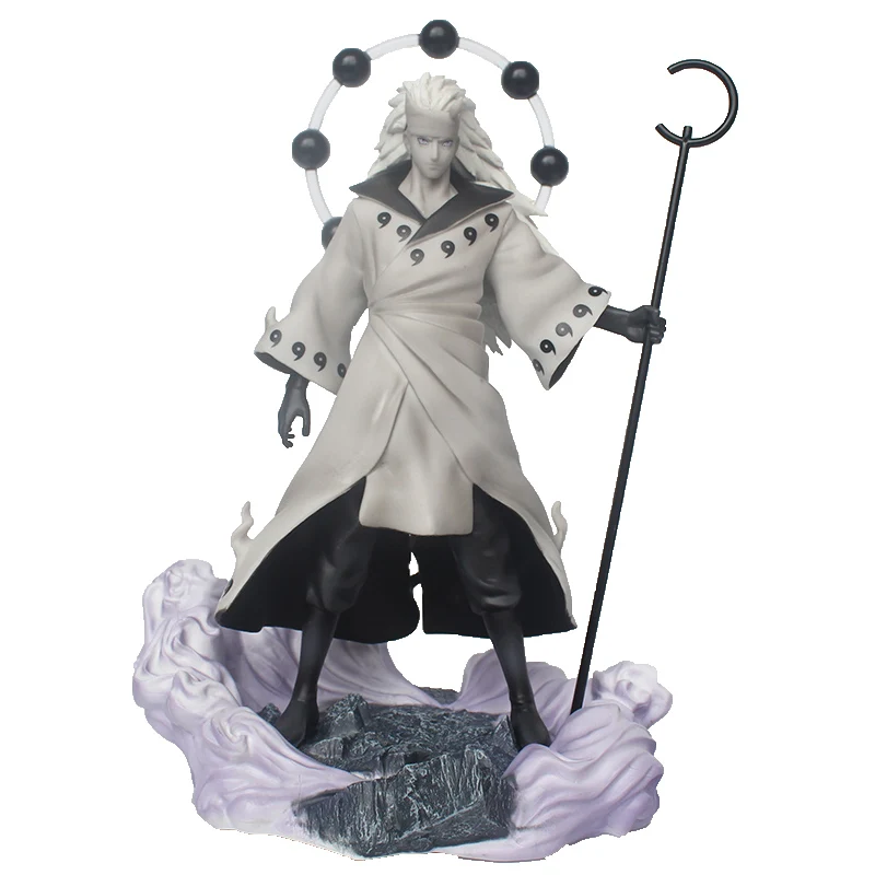 28 см аниме Наруто GK Uchiha Madara Rikudou sennin Ver. Фигурки ПВХ Коллекция Модель игрушки