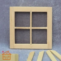 112 dollhouse 4 square window for doll home diy decorations