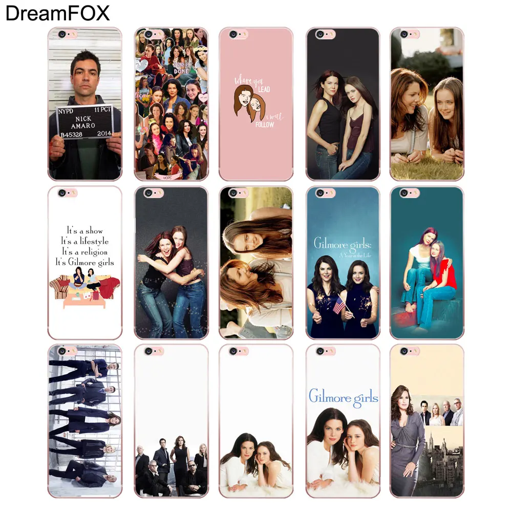 DREAMFOX N035 Девочки Гилмор закон Мягкий ТПУ силиконовый чехол для Apple iPhone XR XS Max 8X7 6 S Plus