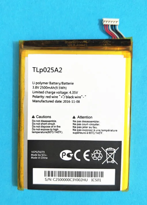 AZK новый высококачественный 2500mAh TLp025A2 аккумулятор для ALCATEL one touch idol X + OT-8008D scribe HD