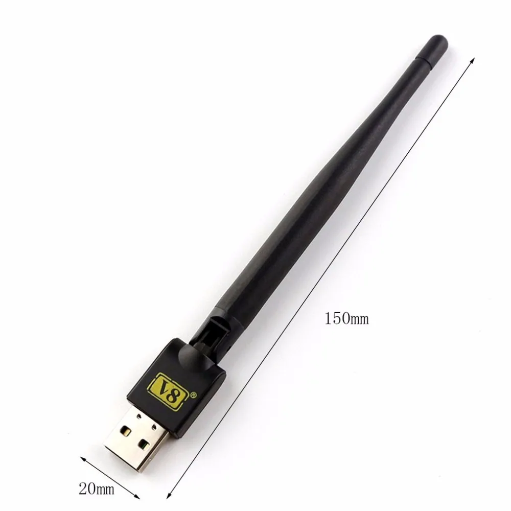 FREESAT USB Wi-Fi с антенной работы для Freesat V7 V8 серии цифровой спутниковый канал для ТВ Декодер каналов кабельного телевидения стабильный сигнал