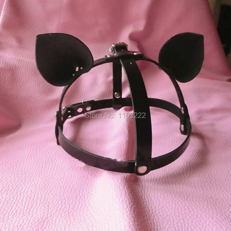 Женский головной убор ручной работы повязка на голову с кошачьими ушками для