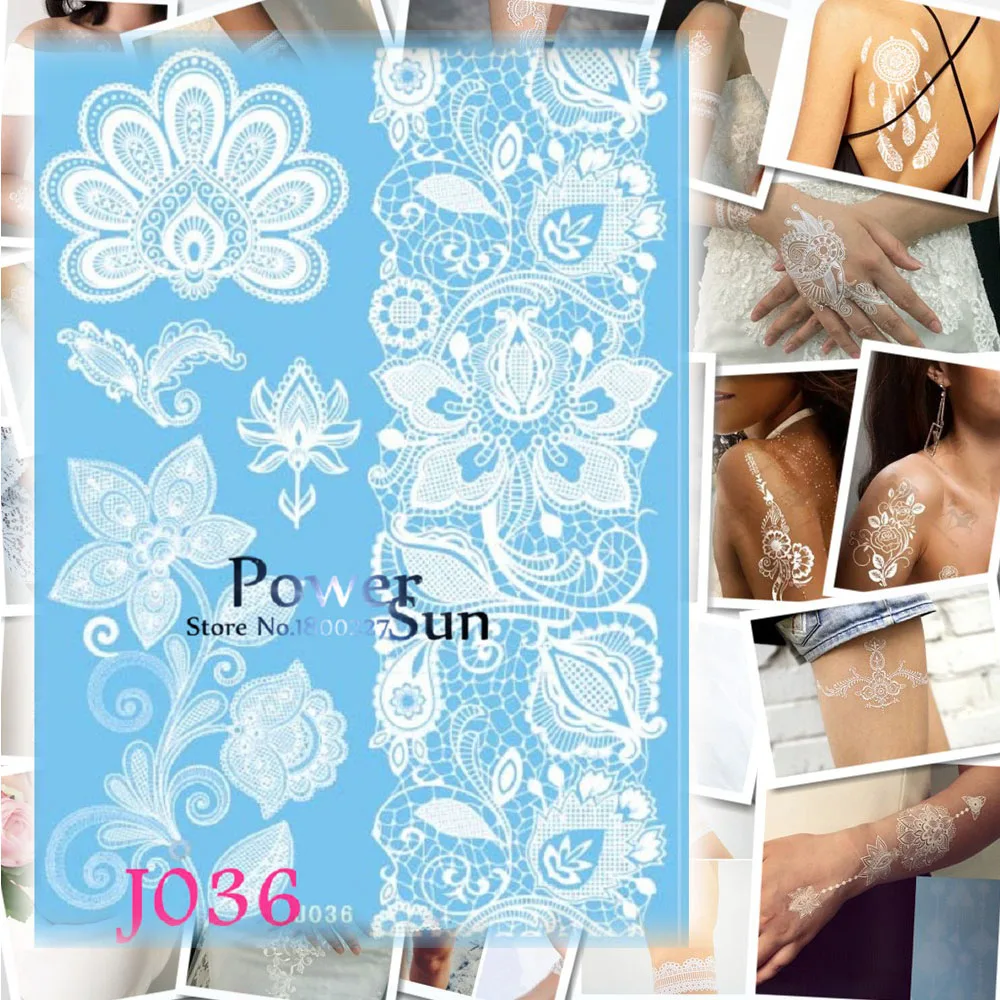 

1 шт., водостойкая татуировка из хны, 20 х1, 5 см