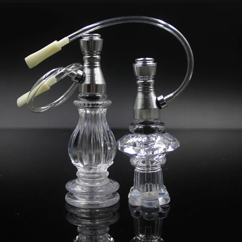 Акриловый белый кальяна водопроводные трубы для курительного табака фильтр