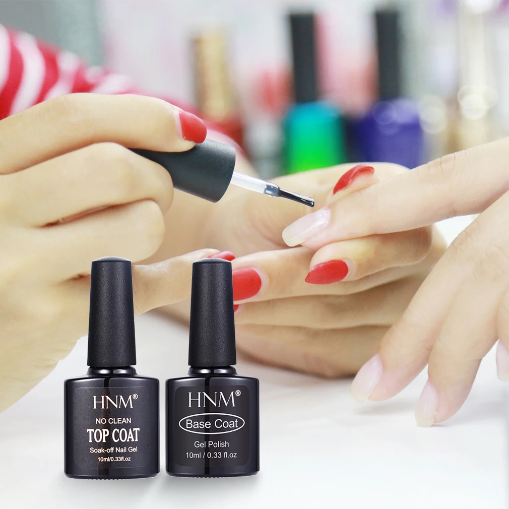 Базовое покрытие HNM 10 мл без чистоты подарочный набор для УФ-гель ногтей