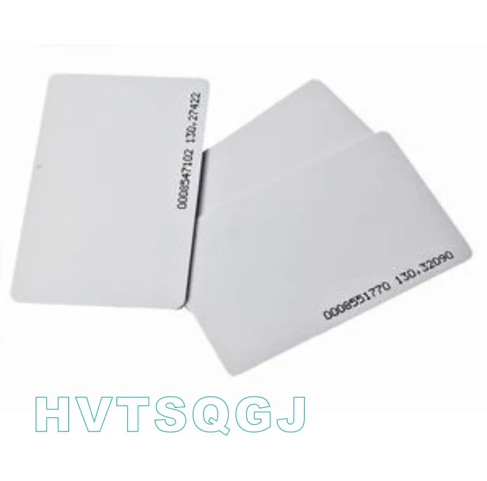 

500 шт. Бесплатная доставка RFID без рисунка ID ПВХ Карта
