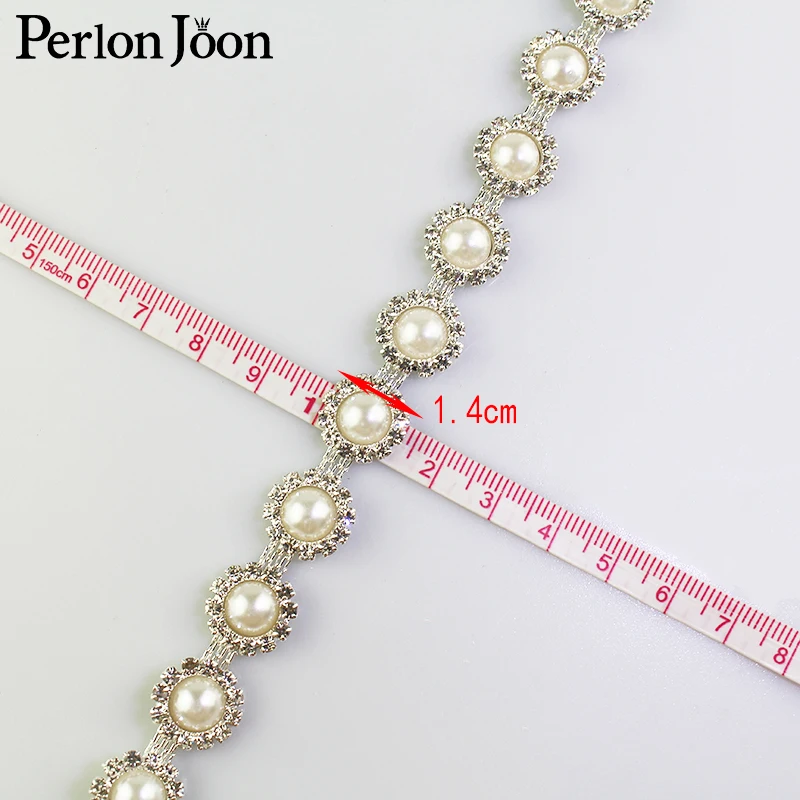 Женская обувь с искусственным жемчугом аксессуары для одежды ML062 1 ярд|Стразы| |