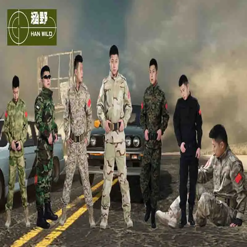 Men Tactical Military Suit Camouflage Hunting Airsoft Sniper Ghillie Army Combat Long Sleeve Coat Uniform War Game Clothes | Спорт и