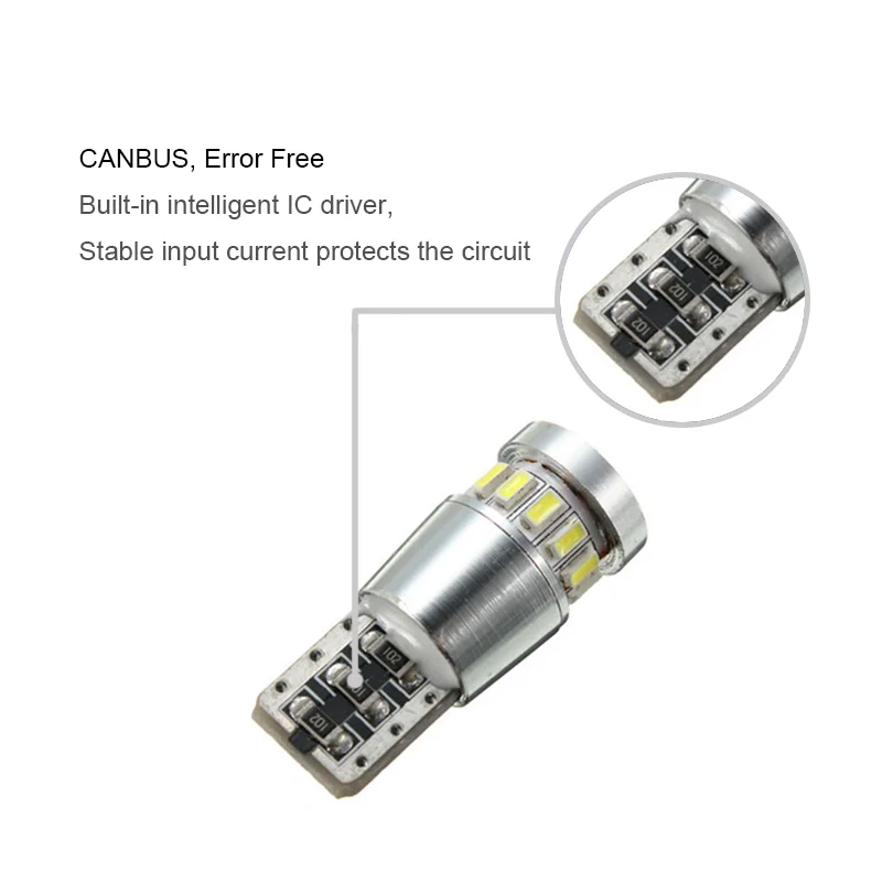 2x T10 3014 SMD 18 светодиодный W5W сигнализирующий фонарь просвет светильник для Hyundai